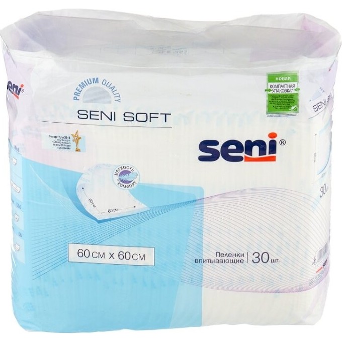 Впитывающие пеленки. Пеленки Seni Soft se-091-s030-j02, 60 х 60 см. Пеленки Seni Soft (сени софт), 60 см x 90 см,. Пеленки сени софт 60см*60см №30. Пеленки сени Soft Basic впитывающие 60x60 10шт se-091-b010-j02.